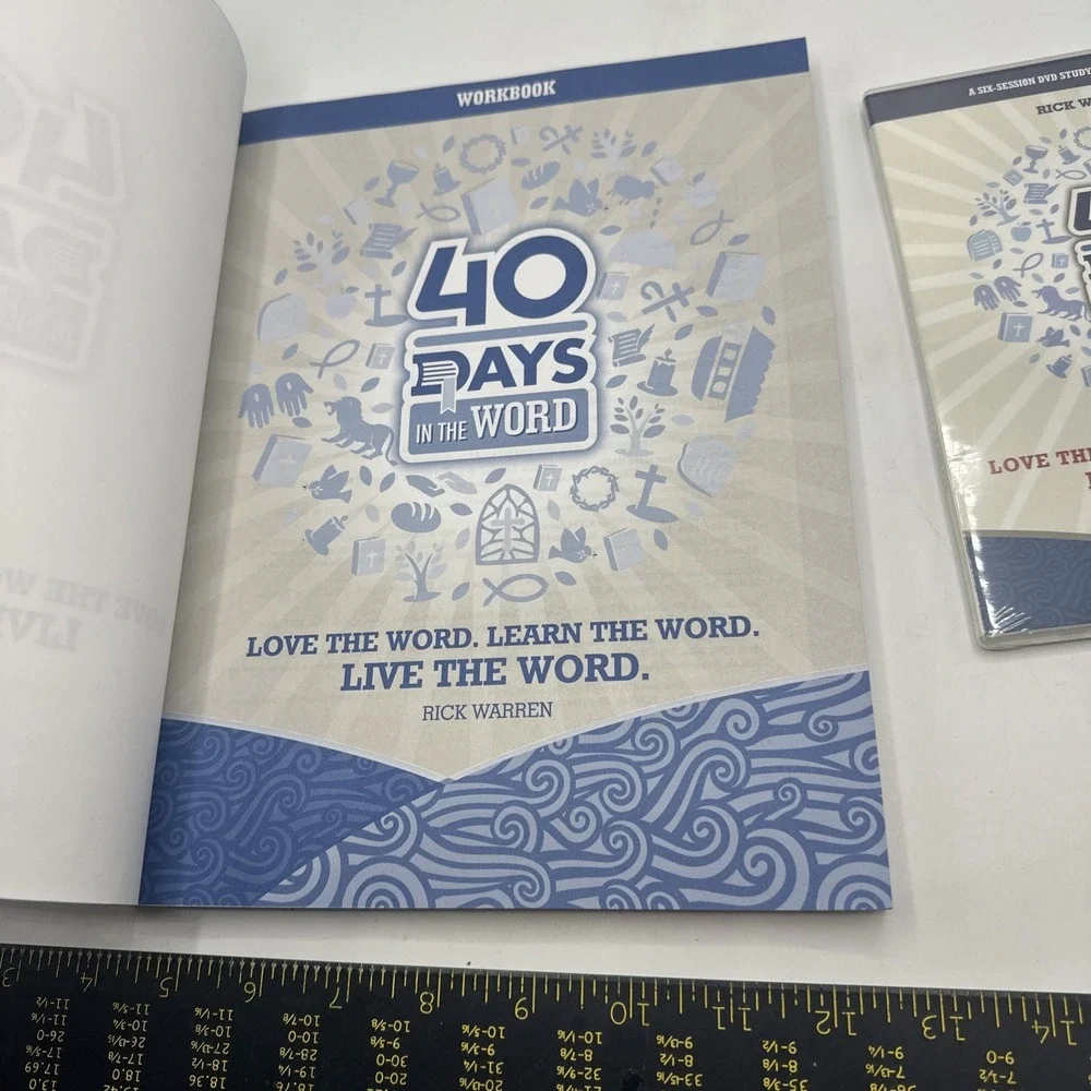40 Days in the Word Love The Word Learn the Word Live The Word Workbook & DVD